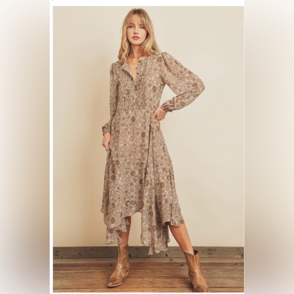 Dress Forum Boho Maxi Dress Size M